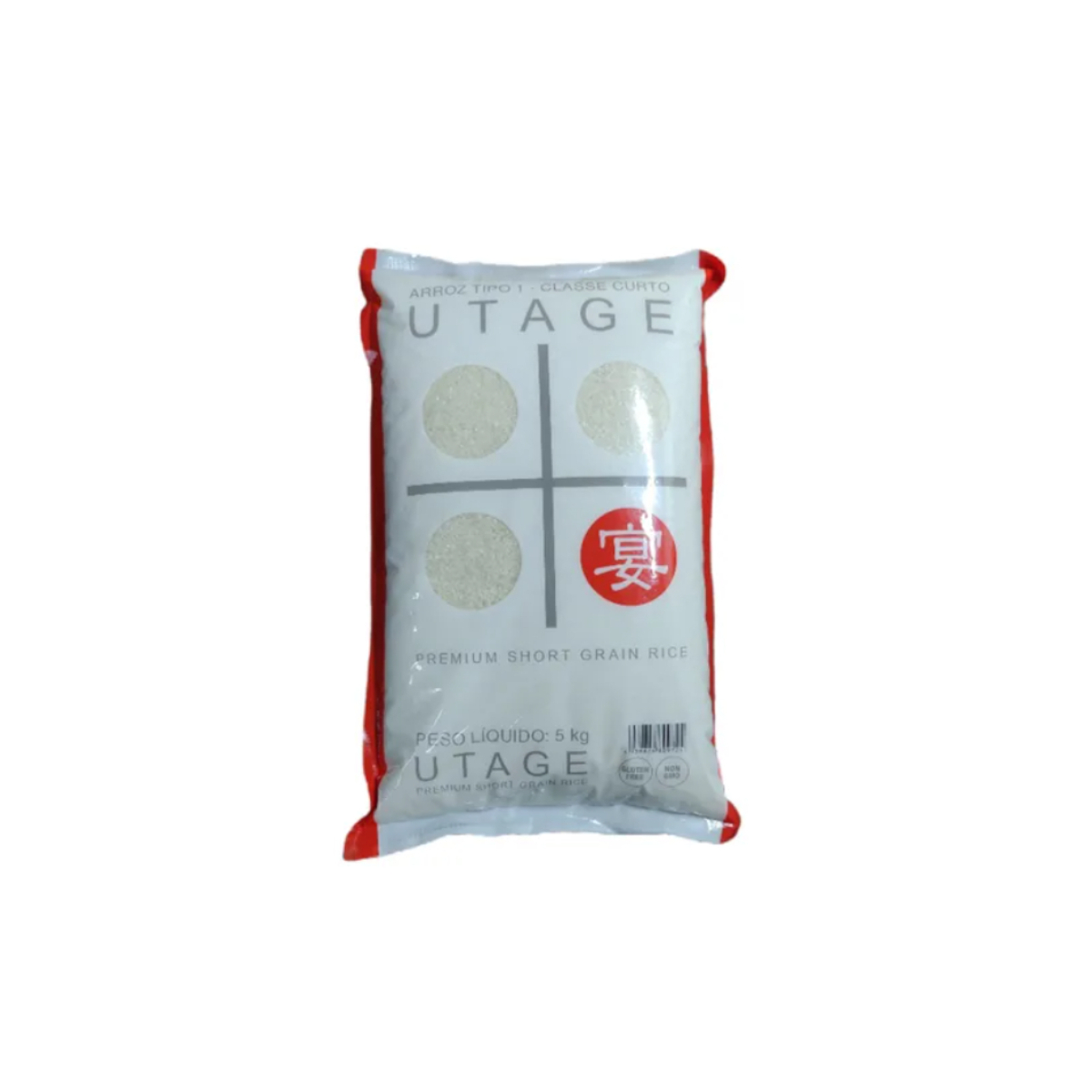 Arroz Premium Oriental Grão Curto 5kg Utage