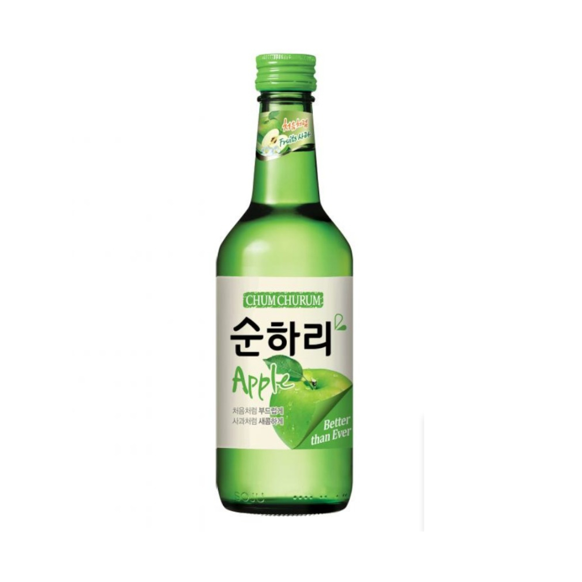 Soju Bebida Coreana Maça Apple 360ml