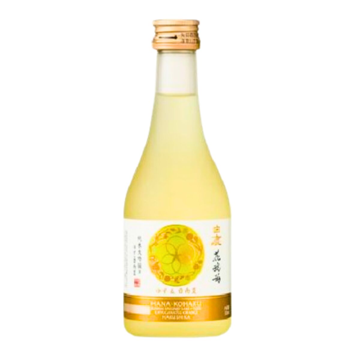 Hakushika Hana Kohaku Junmai Daiginjo Yuzu&Hyuganatsu 300ml